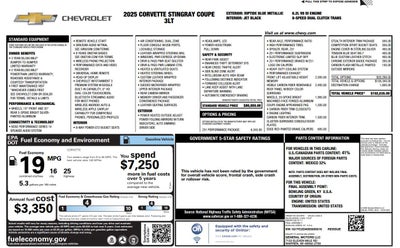 2025 Chevrolet Corvette Stingray 3LT