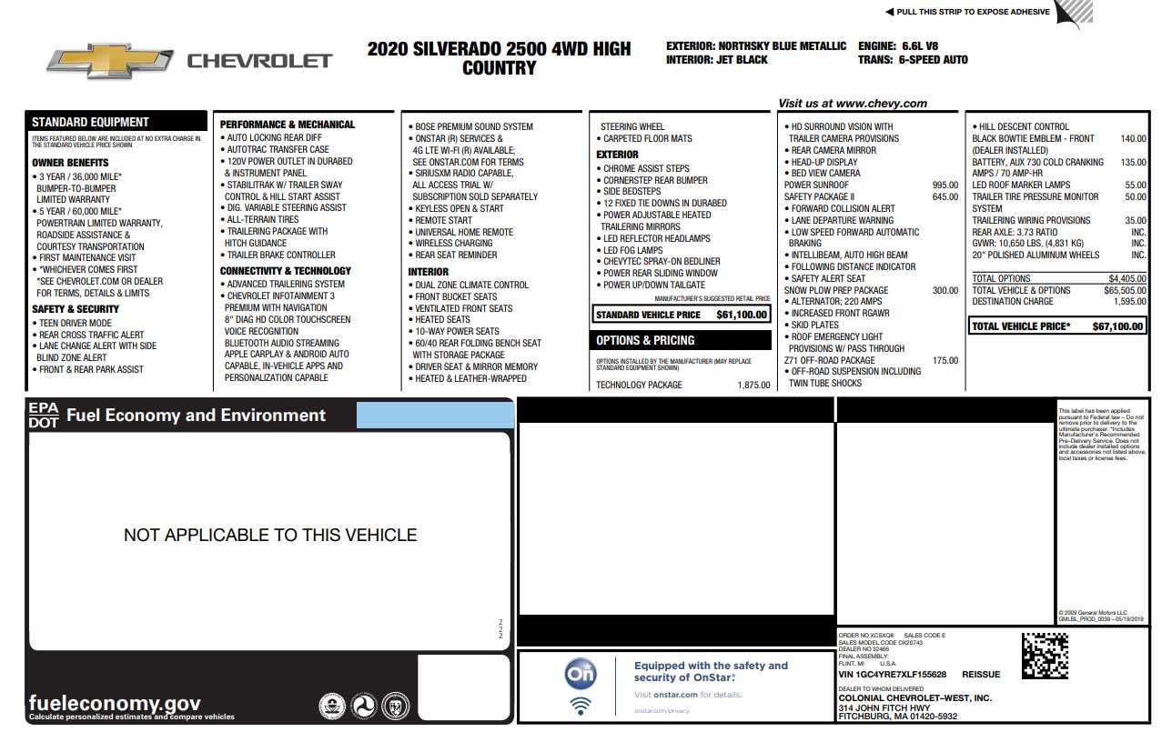 2020 Chevrolet Silverado 2500 HD High Country