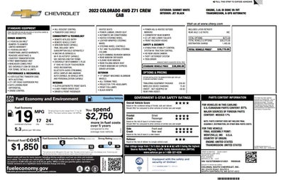 2022 Chevrolet Colorado Z71