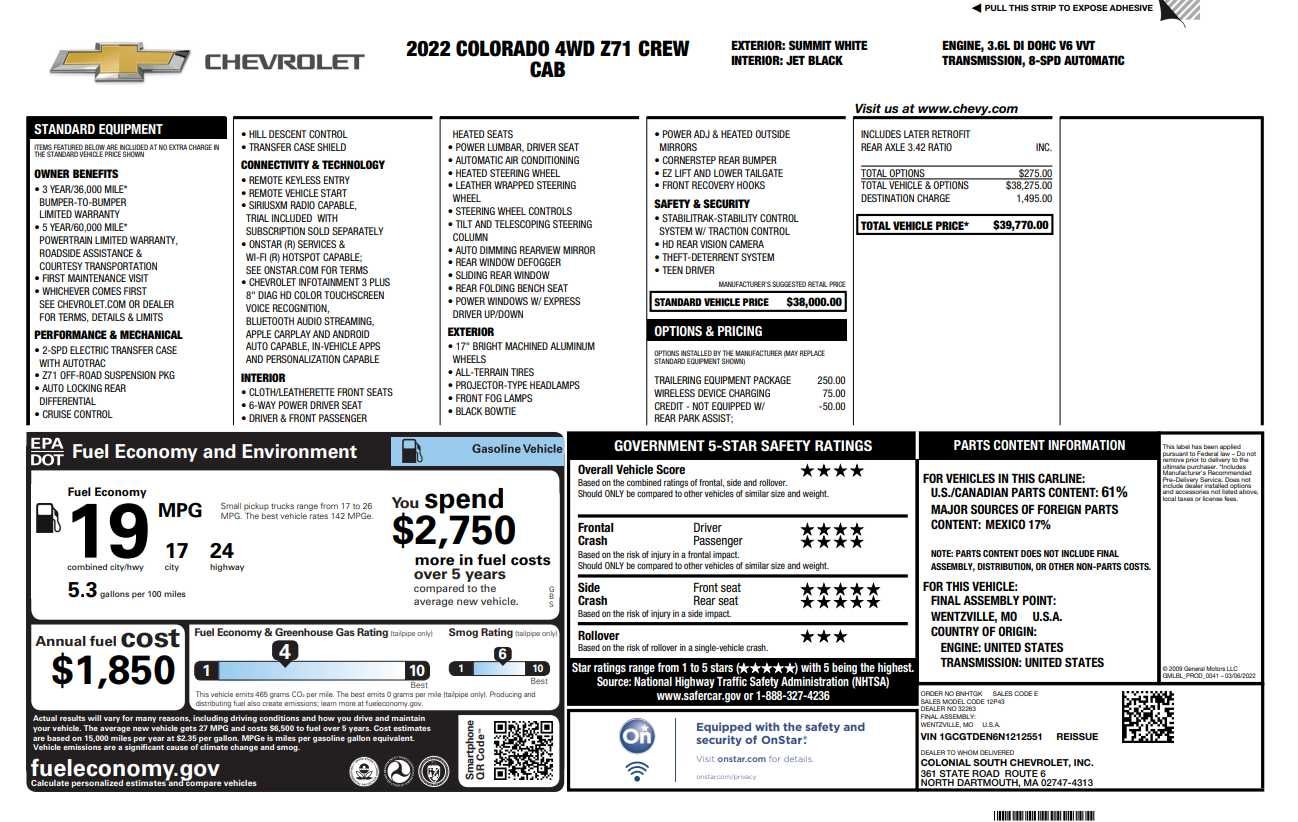 2022 Chevrolet Colorado Z71