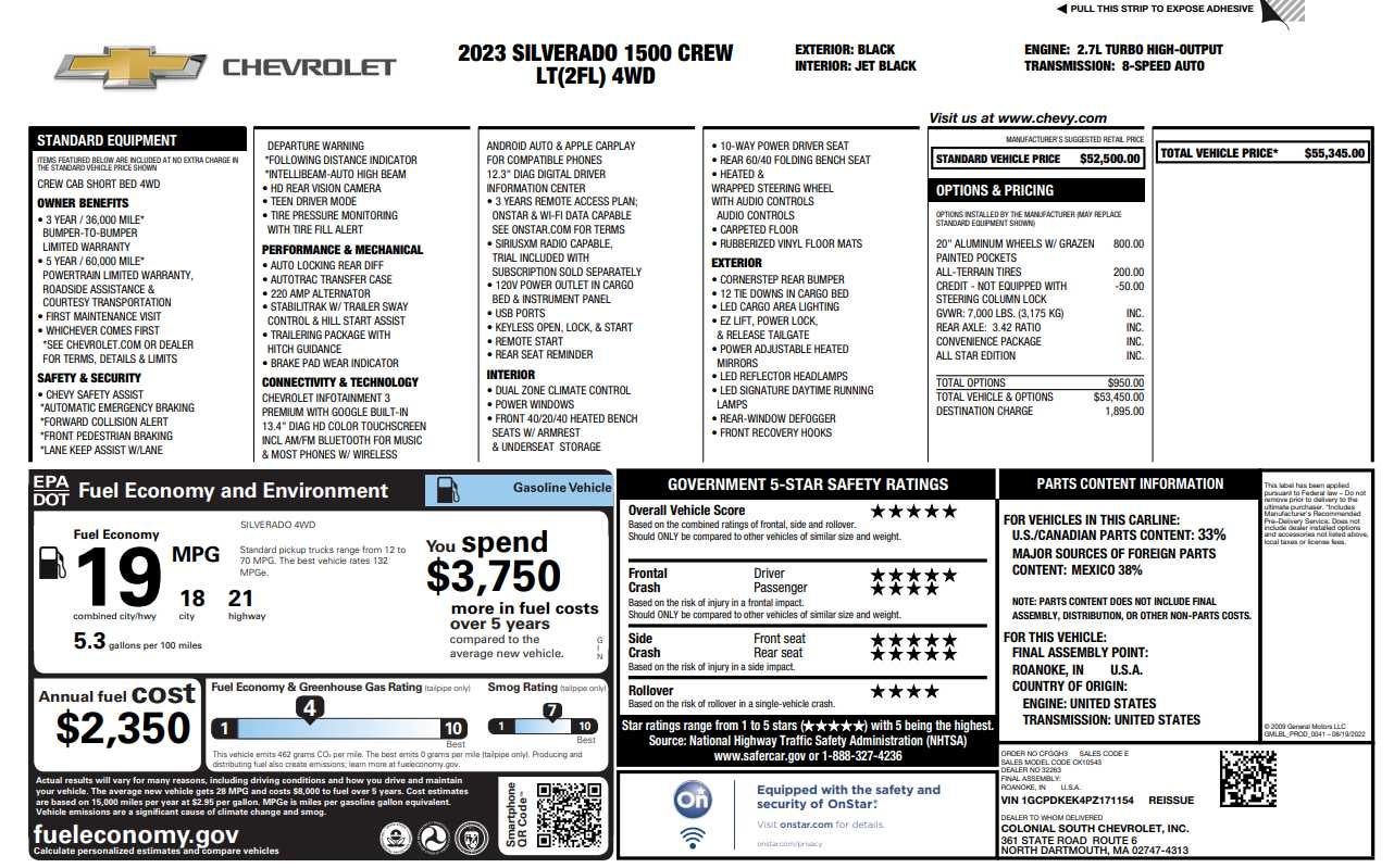 2023 Chevrolet Silverado 1500 LT (2FL)