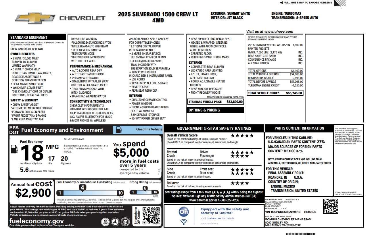 2025 Chevrolet Silverado 1500 LT