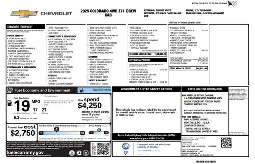 2025 Chevrolet Colorado Z71