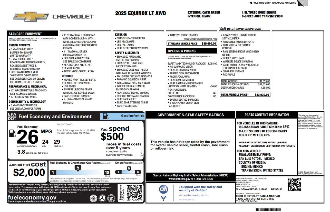 2025 Chevrolet Equinox LT