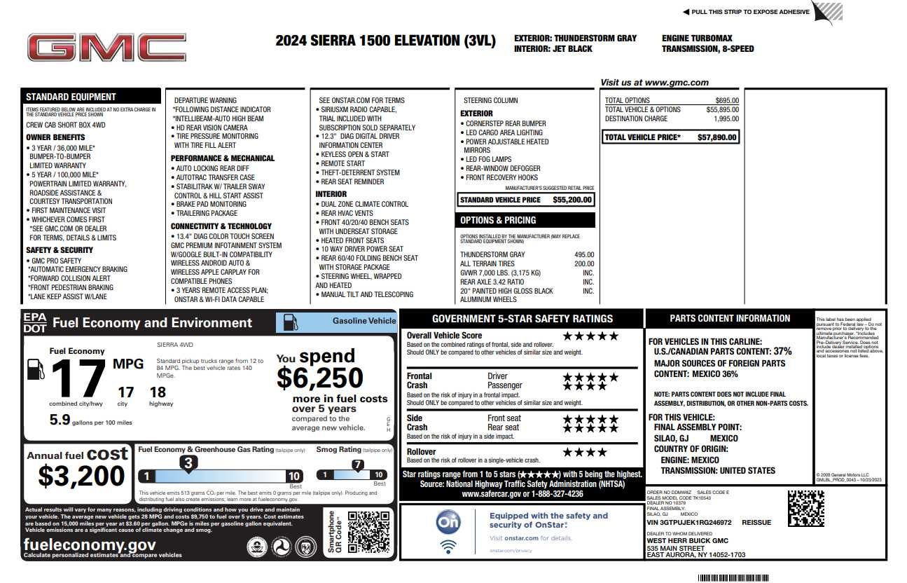 2024 GMC Sierra 1500 Elevation