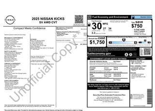 2025 Nissan Kicks SV Intelligent AWD