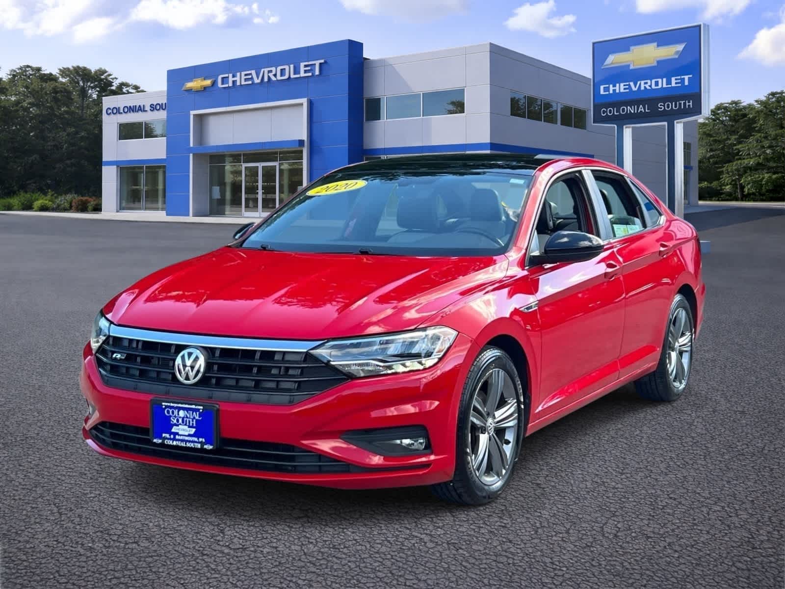 Used 2020 Volkswagen Jetta R-Line with VIN 3VWC57BUXLM081286 for sale in Dartmouth, MA