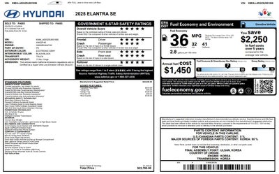2025 Hyundai Elantra SE