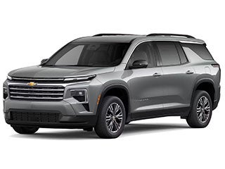 A green 2027 Chevrolet Traverse