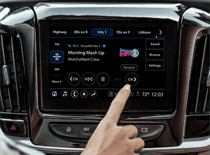 veihcle settings phone display image