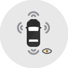 safety hd surround vision icon