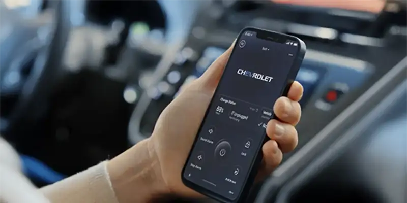 mychevrolet app ev features image